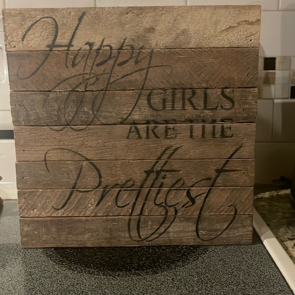 Wooden decorative frame
